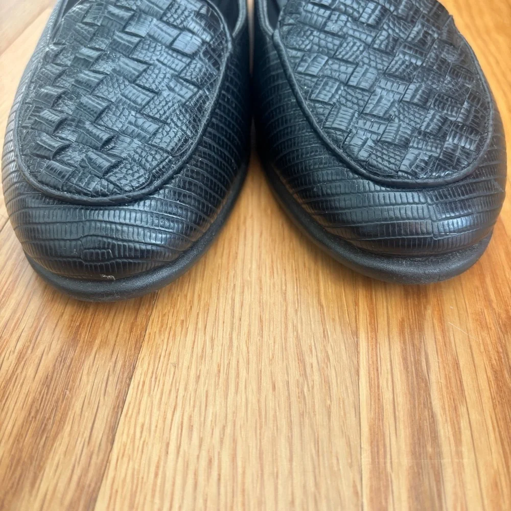 Aerosoles Black Brielle Loafers, Size 7.5